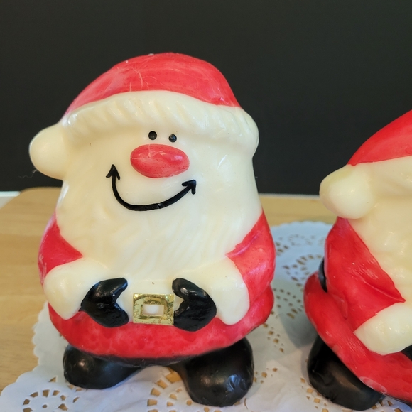 Vintage Nostalgic Santa Candles - Picture 2 of 7
